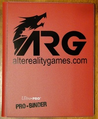 ARG Ultra Pro Pro-Binder-Red w/ Black Logo